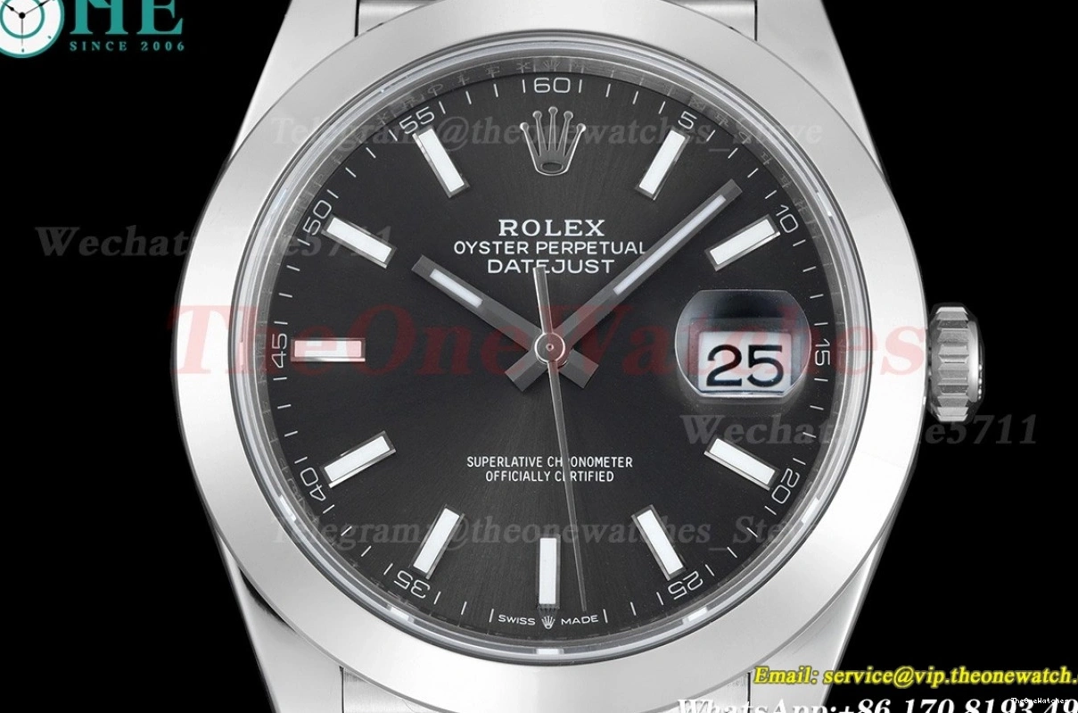 Dial 126300 Jub Datejust 41mm SS SS VS3235 VSF Grey 0318